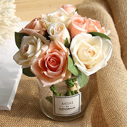 Silk Rose Bridal Bouquet for Home Decoration