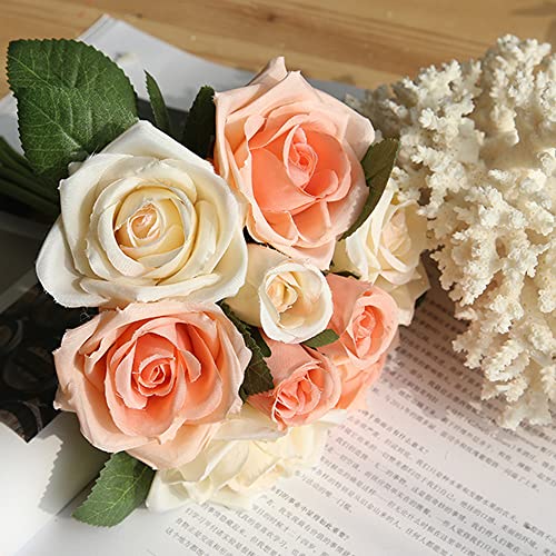 Silk Rose Bridal Bouquet for Home Decoration