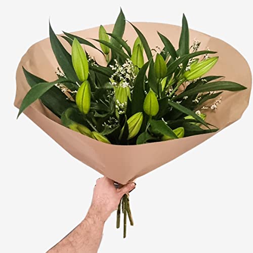 Stunning White Lily Bouquet - Scented Gift