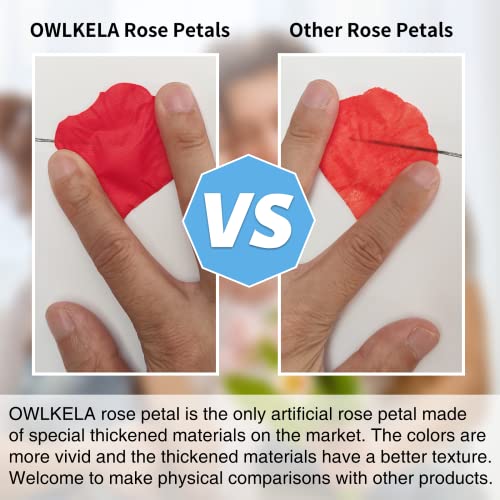 Red Silk Rose Petals for Romantic Occasions