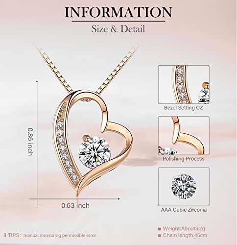 Eternal Rose Gift Box with Necklace