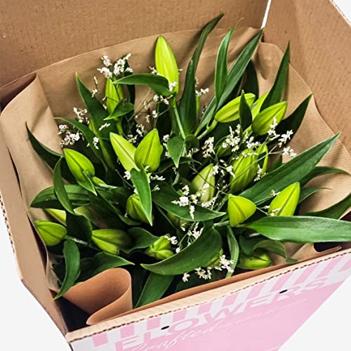 Stunning White Lily Bouquet - Scented Gift