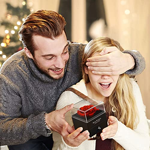 Eternal Rose Gift Box with Necklace