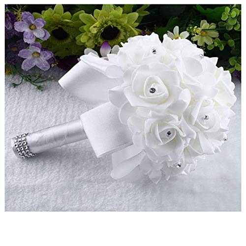 Crystal Rose Bouquet for Weddings