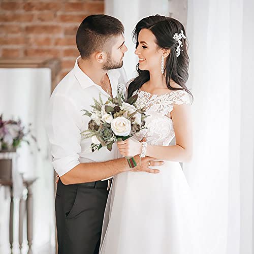 Customizable Handcrafted Rose Bouquet for Weddings