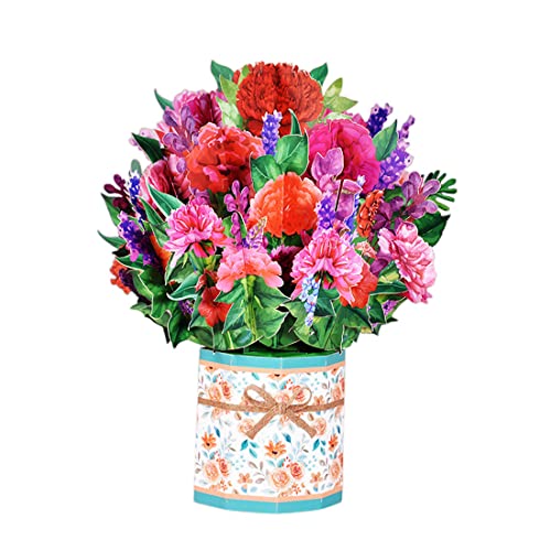 3D Flower Pop Up Greeting Card for Mom