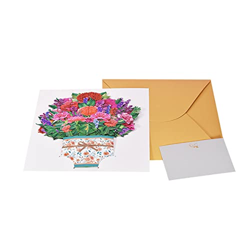 3D Flower Pop Up Greeting Card for Mom