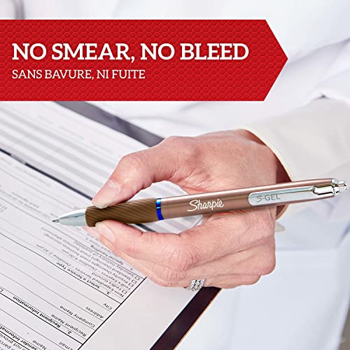 Metallic Grey & Rose Gold Gel Pens Set