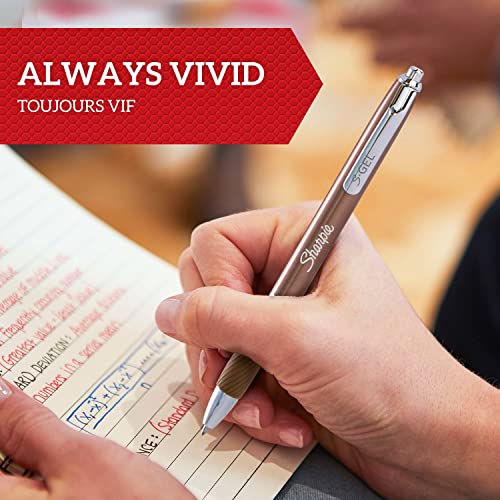 Metallic Grey & Rose Gold Gel Pens Set