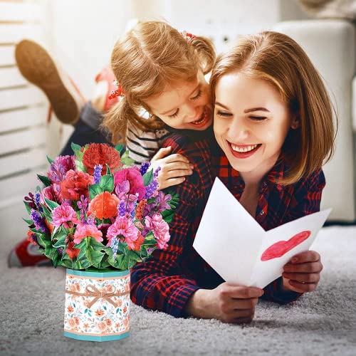 3D Flower Pop Up Greeting Card for Mom