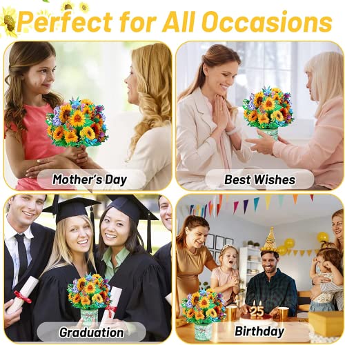 3D Flower Pop Up Greeting Card for Mom