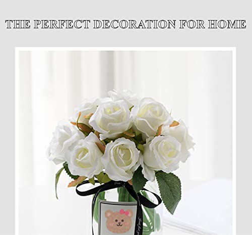 Silk Rose Bouquet for Weddings and Decor