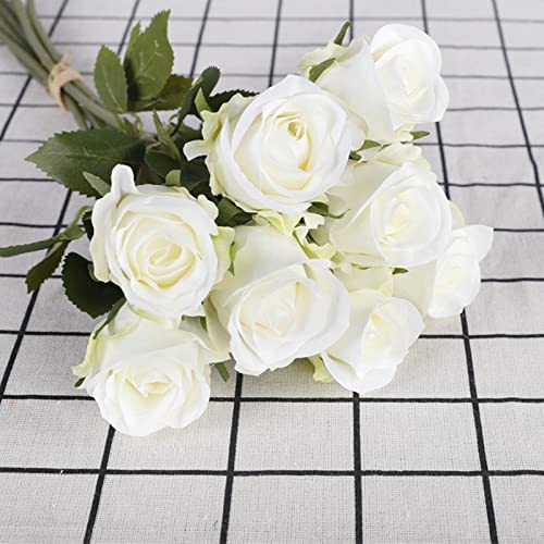 Silk Rose Bouquet for Weddings and Decor