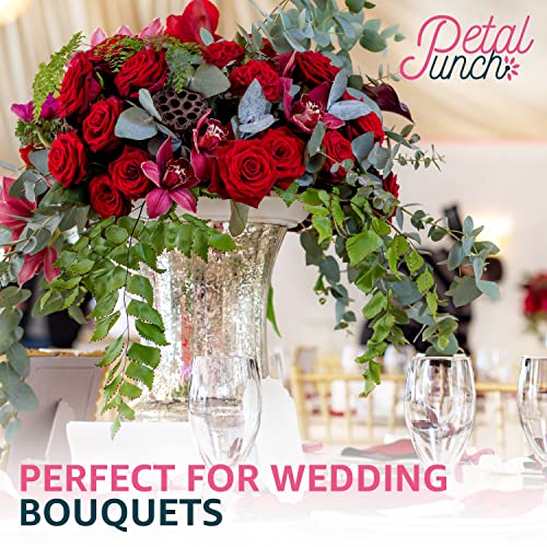 Scarlet Red Foam Roses Bouquet - Pack of 25