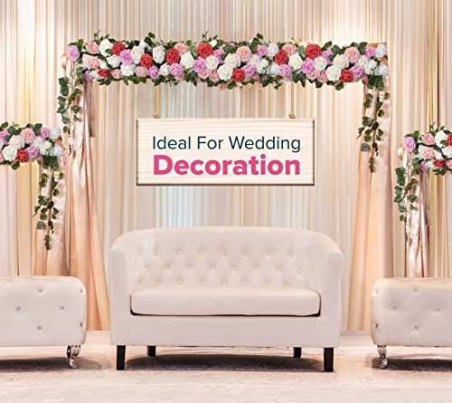 PetalPunch Artificial Roses - Pack of 25