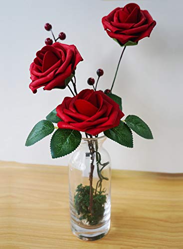 Realistic Foam Roses for Weddings and Decorations