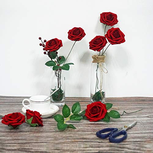 Realistic Foam Roses for Weddings and Decorations