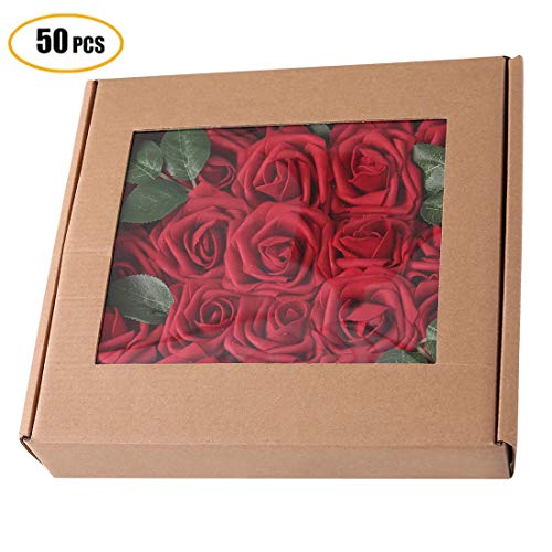 Realistic Foam Roses for Weddings and Decorations