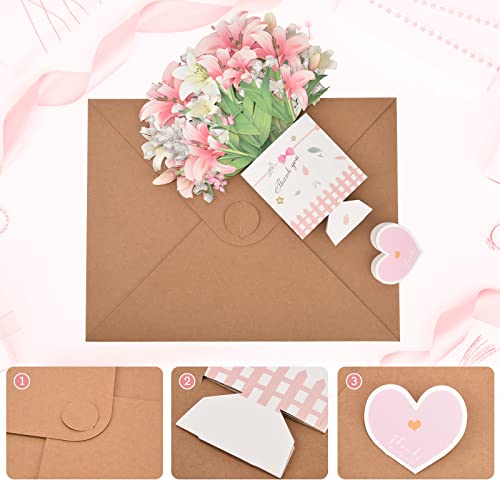 Pop Up Flower Greeting Card