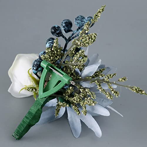 Artificial Blue Corsage Set for Weddings