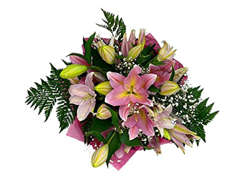 Luxury Lilly - Flowers Delivery Next Day Prime Suitable for Thank You Birthday Congratulations Get Well Soon - Anniversary and more - Best Gift Is A Fresh Flower Bouquet