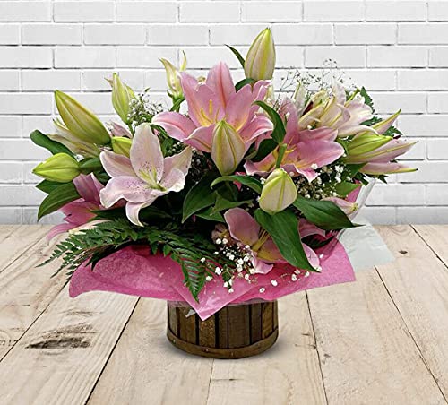Luxury Lilly - Flowers Delivery Next Day Prime Suitable for Thank You Birthday Congratulations Get Well Soon - Anniversary and more - Best Gift Is A Fresh Flower Bouquet