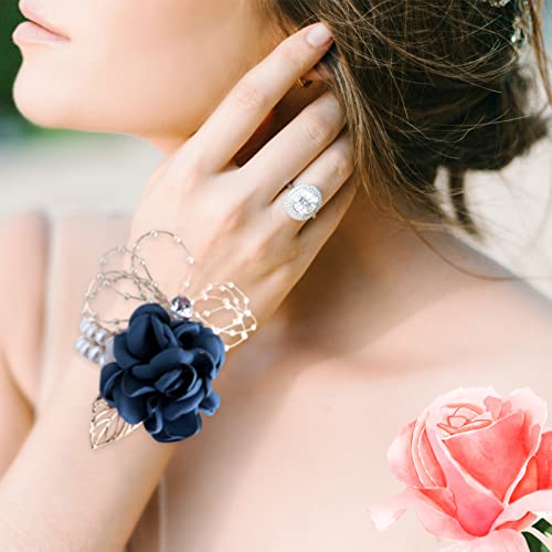 Rose Corsage Bracelet Set for Weddings and Proms