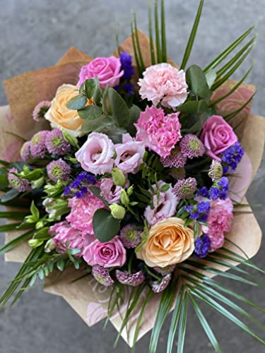 Pink Flower Bouquet - Next Day Delivery