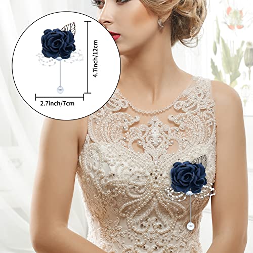 Rose Corsage Bracelet Set for Weddings and Proms