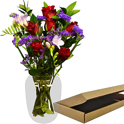 Mini Love struck Flower Letterbox Bouquet, Create at Home Fresh Flowers, Fresh Flowers Delivered Next Day Prime Delivery, Flowers Fresh Bouquet for Birthdays, Thank You Gifts etc.