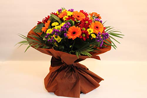 Autumn Burn Bouquet Prime Fresh Flowers Easter Delivered Next Day Prime UK Delivery Special Birthday Bouquet is A Lovely Gift for All Occasion.