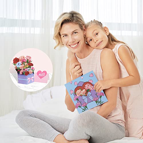 Mother's Day 3D Pop Up Flower Bouquet Card