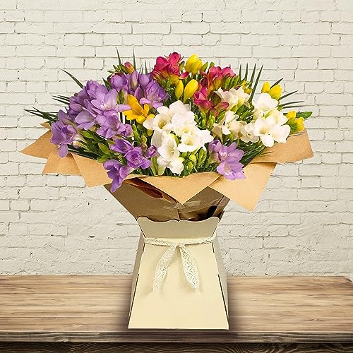 Fresh Freesia Bouquet Perfect for Celebrations