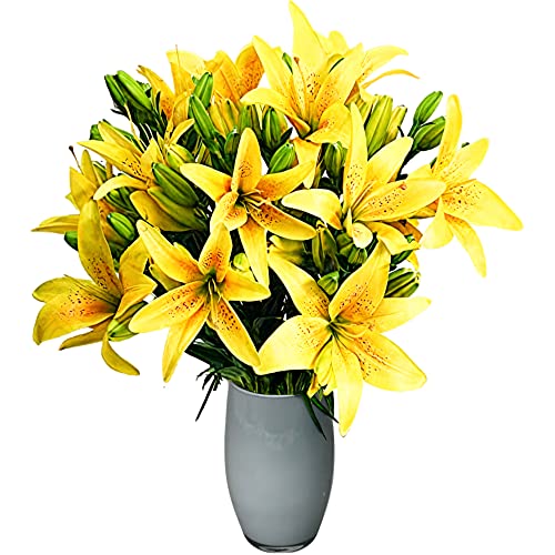 Yellow Lily Bouquet for Birthdays and Anniversaries