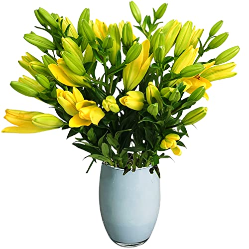 Yellow Lily Bouquet for Birthdays and Anniversaries