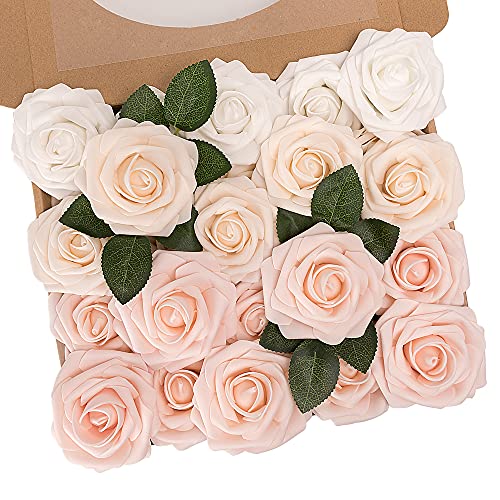 Real Touch Foam Roses for Home Decor