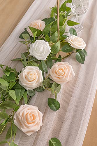 Real Touch Foam Roses for Home Decor