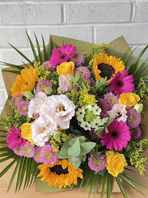 Beautiful Bouquet Fresh flowers Next Day prime Delivery, Select Stunning Colourful Fresh Mixed Flowers To Create The Perfect Anniversary Flowers - Birthday Flowers Thank Gift,