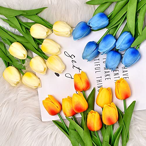 Real Touch White Tulip Bouquets