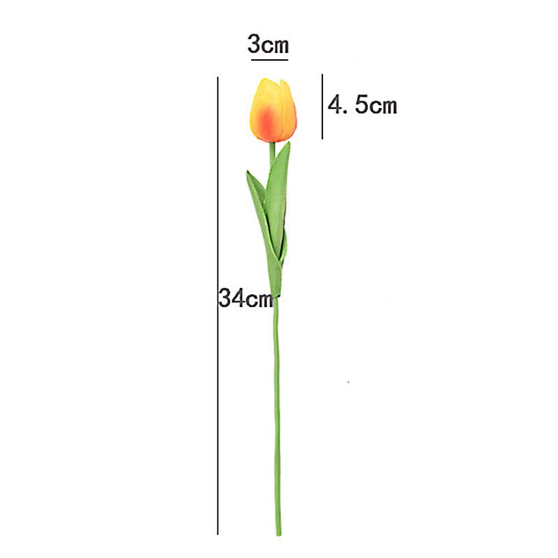 Real Touch White Tulip Bouquets