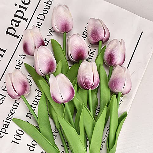 Real Touch White Tulip Bouquets