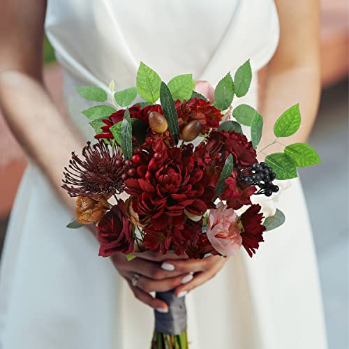 Artificial Flower Combo for Weddings & Events (Red)