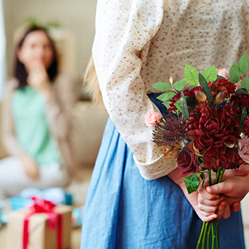 Artificial Flower Combo for Weddings & Events (Red)