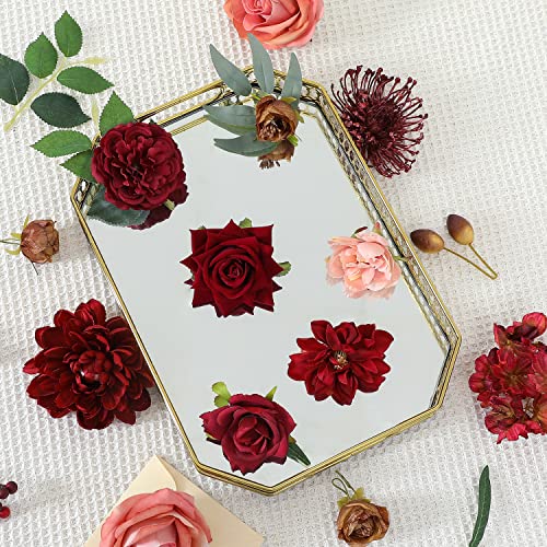 Artificial Flower Combo for Weddings & Events (Red)