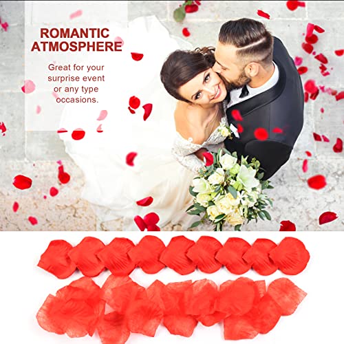 Red Silk Rose Petals for Special Occasions