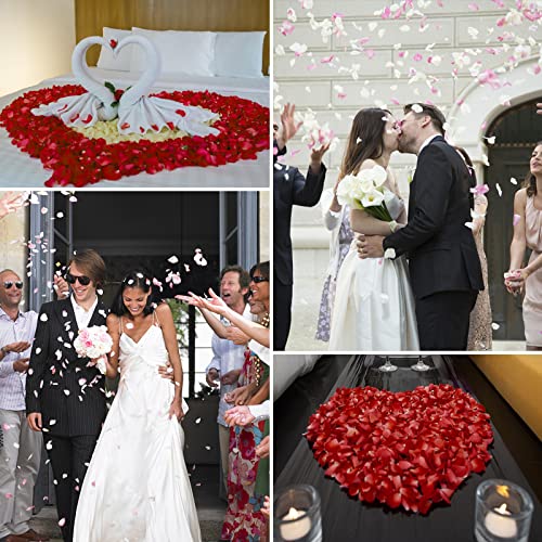 Artificial Red Rose Petals for Romantic Decor