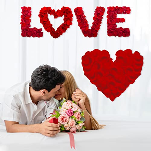 Artificial Red Rose Petals for Romantic Decor