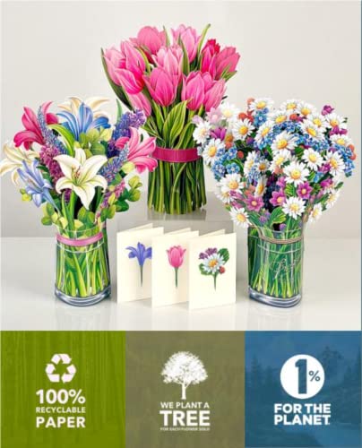 3D Handmade Daffodil Bouquet Greeting Card