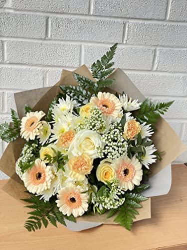 Cream & White Bouquet - Anniversary, Birthday, Thank You