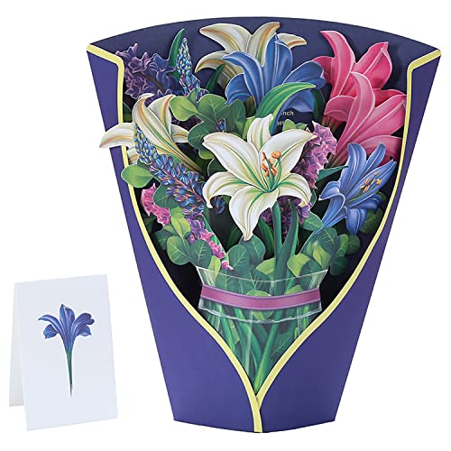 Life Size Forever Flowers Pop-Up Card